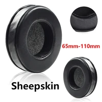 65 80mm 70mm 90mm 95 110mm sheepskin earpads replacement memory foam earpads cushion for sennheiser akg sony razer headphones