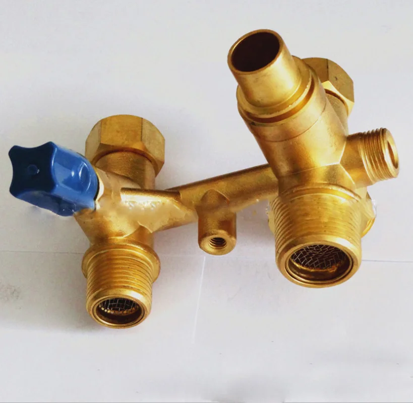 Двухходовой резьбовой клапан соединительный насоса латунный обратный сменный