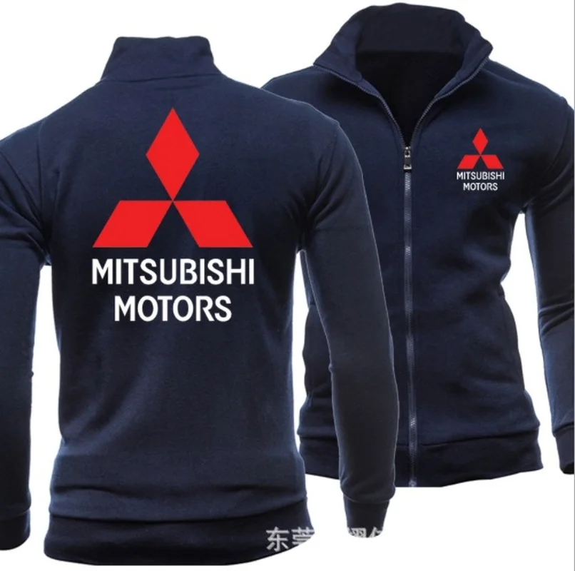 Новинка 2021 осенняя мужская толстовка с принтом и логотипом Mitsubishi уличная куртка