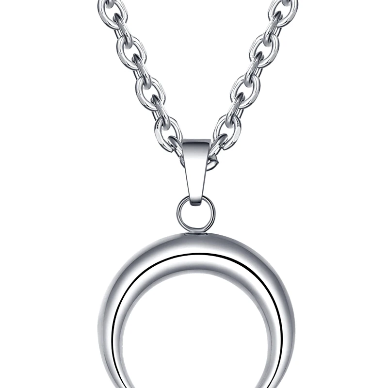 Лидер продаж ожерелья из нержавеющей стали для девочек модное свежее простое