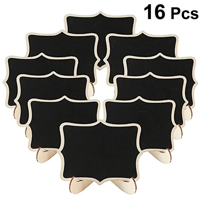 16 шт. деревянная доска для сообщений с орнаментом | Дом и сад