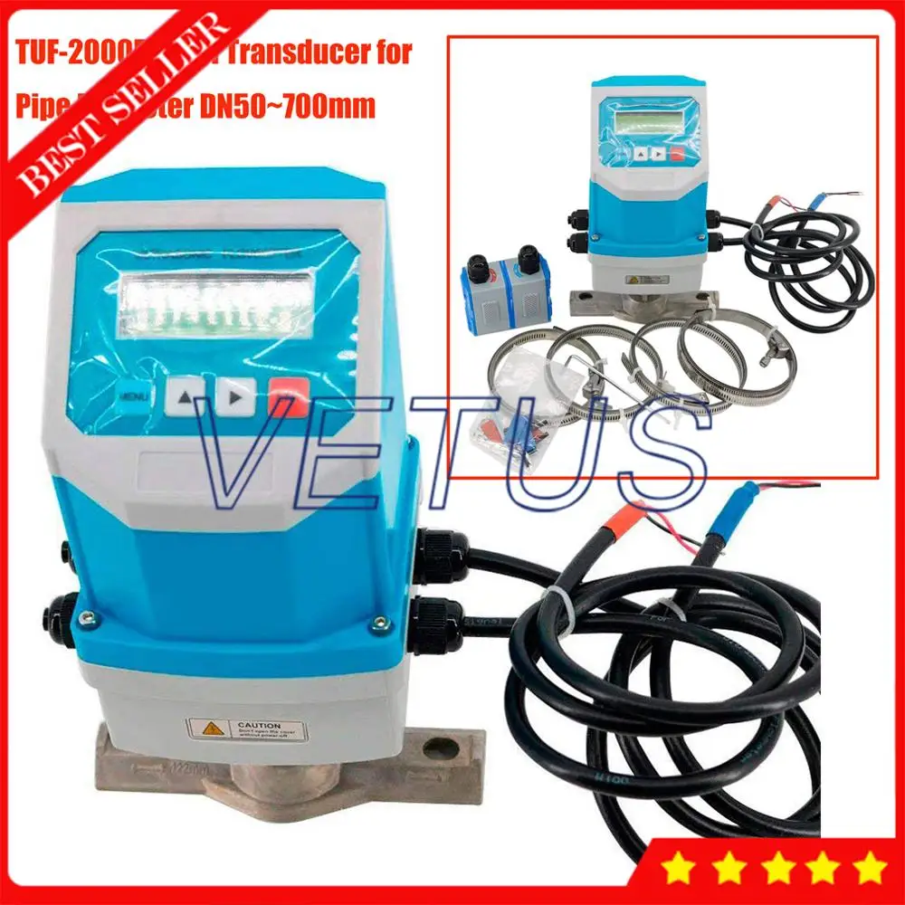 Ультразвуковой фиксированный расходомер цифровой водостойкий среднего