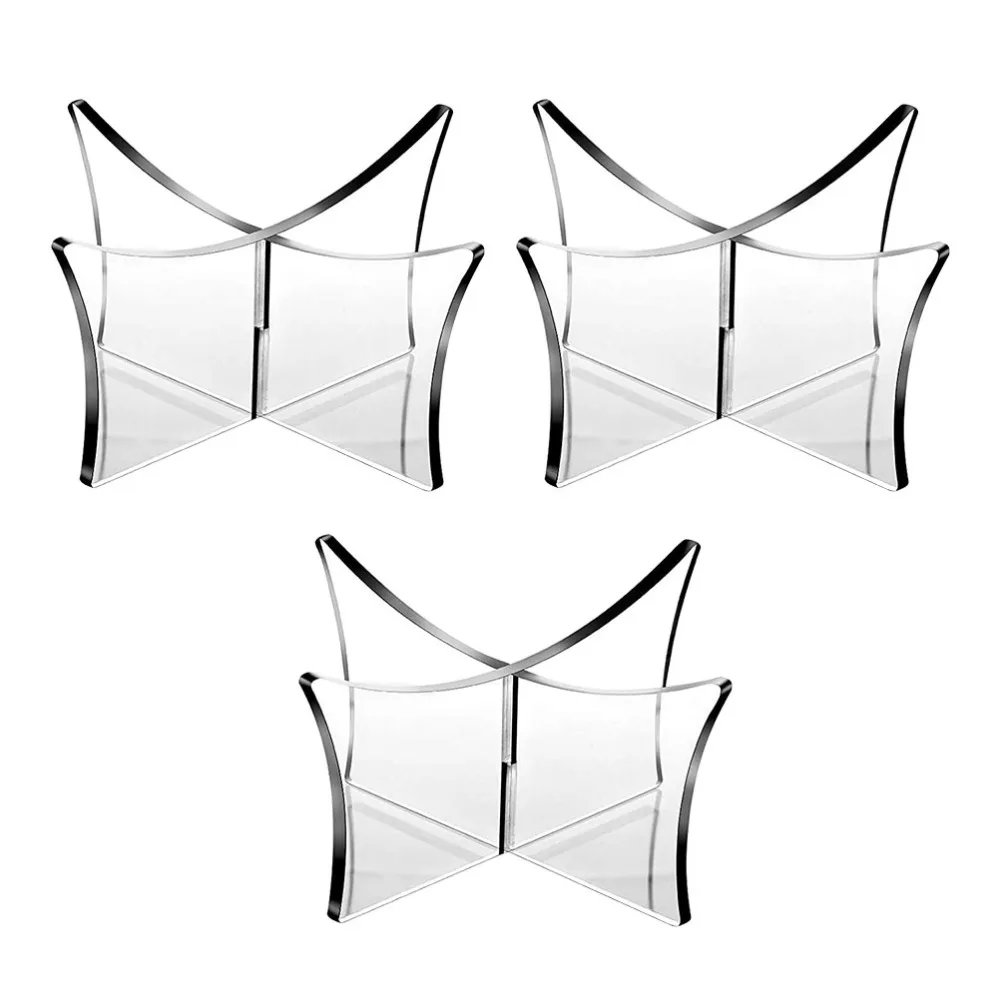 

3pcs Acrylic Stand Holder Sports Basketball Football Storage Display Rack