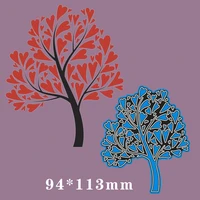 cutting metal dies heart tree for 2020 new stencils diy scrapbooking paper cards craft making new craft decoration 94113mm