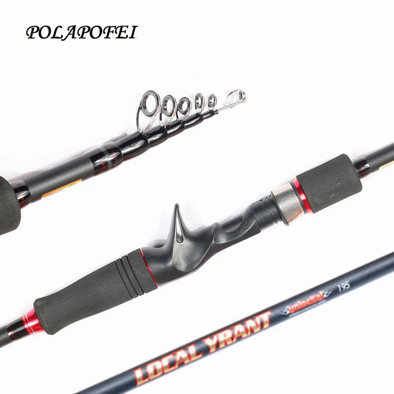 Телескопическая удочка 1 95 М ~ 2 7 м карбоновое спиннинговое удилище для приманки