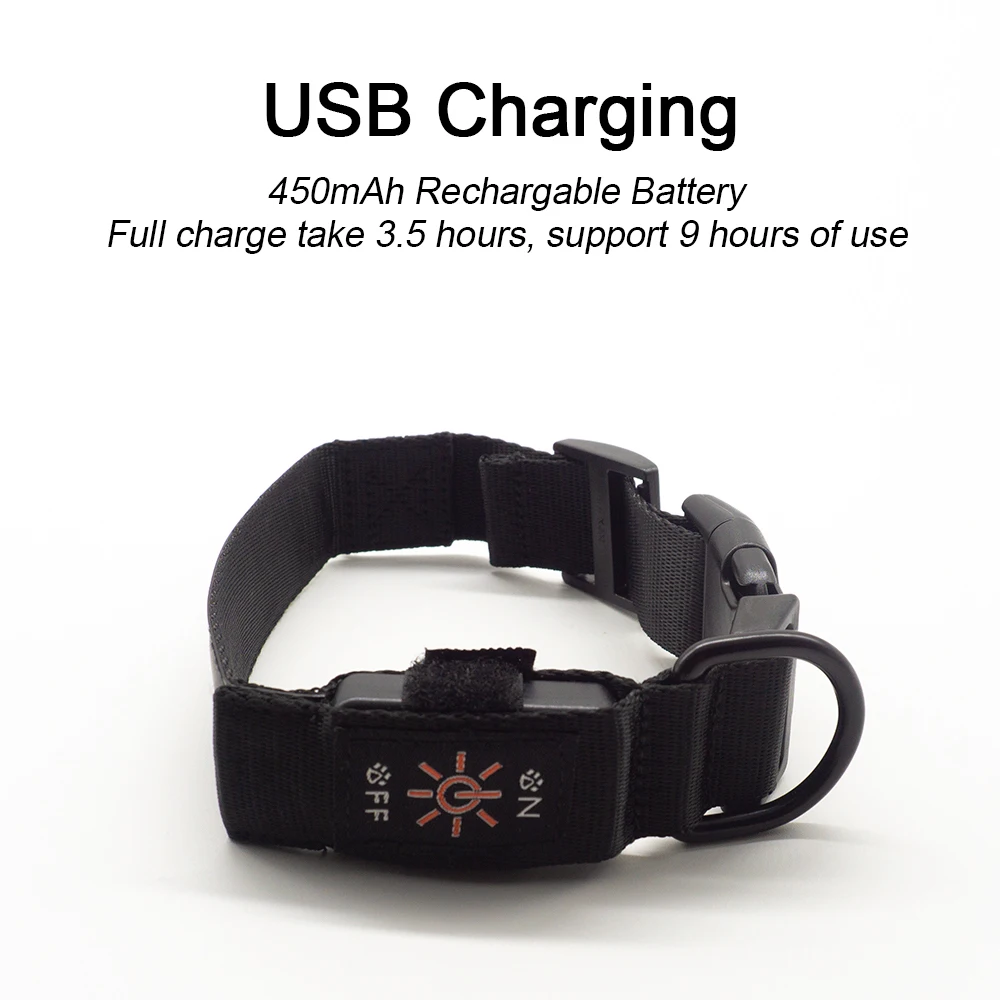 Ошейник для собак Hi-Tech светящийся светодиодный ошейник с управлением через