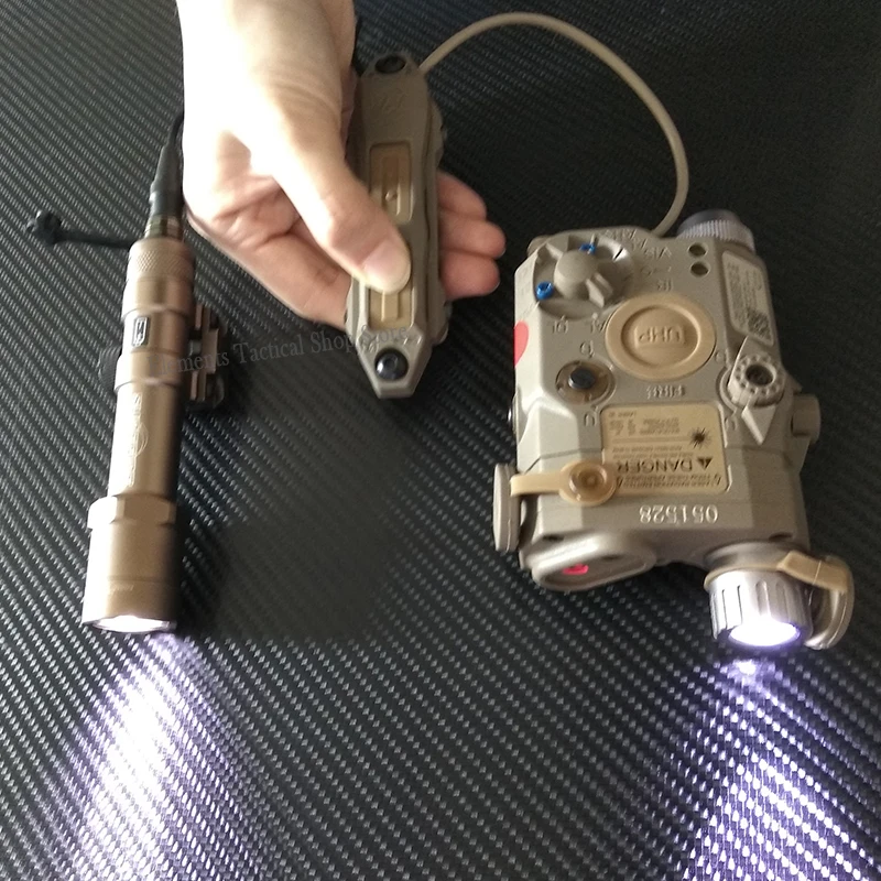 Element Airsoft PEQ 15 тактический флэш-светильник Surefir M600 охотничий Flahs светильник M600C красный лазерный ИК лазерный PEQ15 оружейный пистолет светильник