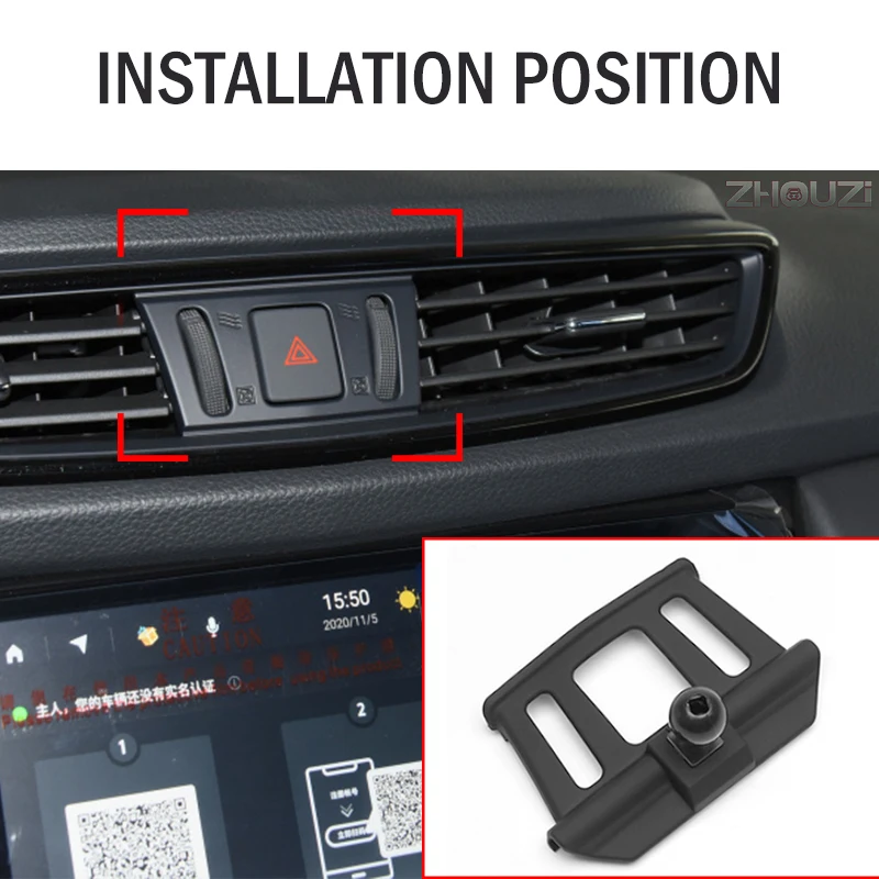 car mobile phone holder air vent stand gps gravity bracket for nissan qashqai j11 2016 2017 2018 2019 2020 2021 car accessories free global shipping