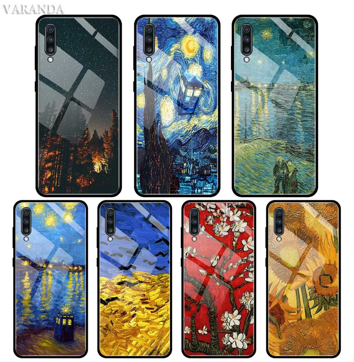 Чехол для Samsung A50 A40 A70 A71 A51 A30 A10 A10S A20S M30S J4 J6 Plus из закаленного стекла|Бамперы| |