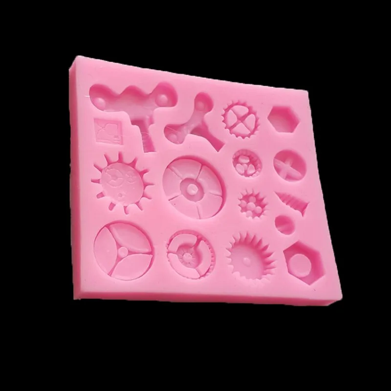 1 шт. механическая зубчатая шестерня для торта кайма мастики формы кухни