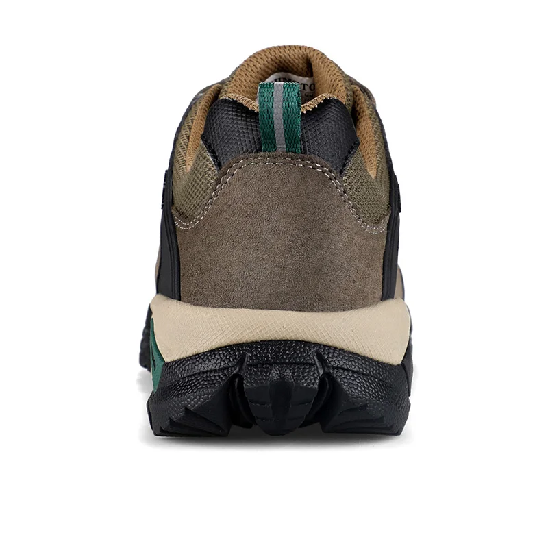 HUMTTO Waterproof Hiking Shoes for Men Women Breathable Leather Trekking Shoes Outdoor Climbing Mountain Walking Women Sneakers