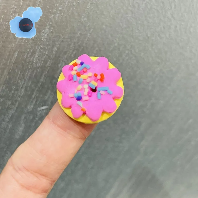 Лидер продаж 1 шт. украшения для обуви в виде пончика из смолы аксессуары подходят