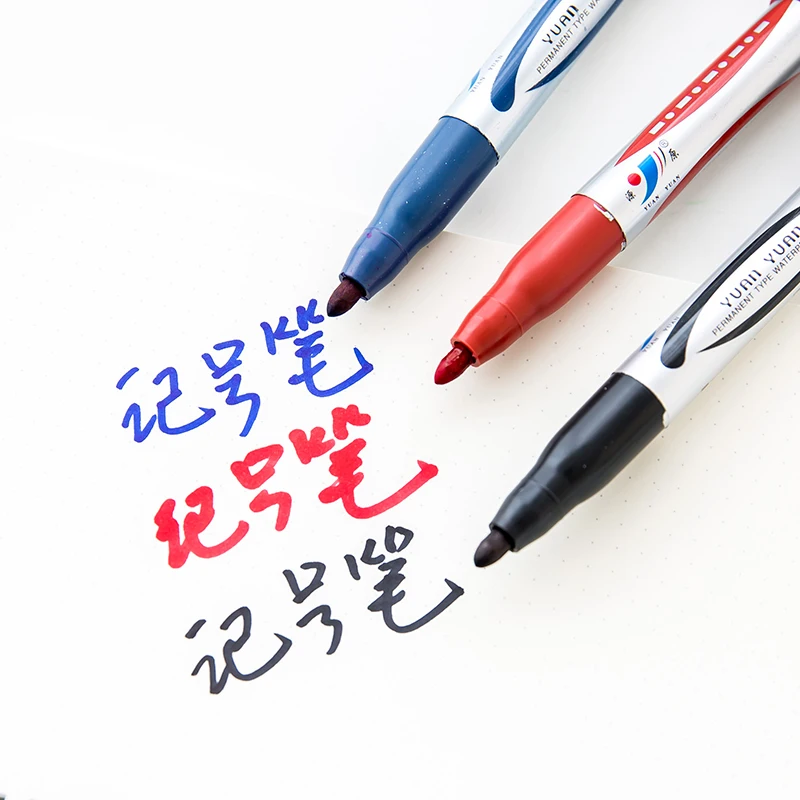 Корейская творческая простая масляная маркировочная ручка с крючком для подписи