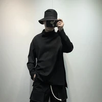 men autumn winter new style classic contracted loose city youth fashion trend personality before long after the short t shirt
