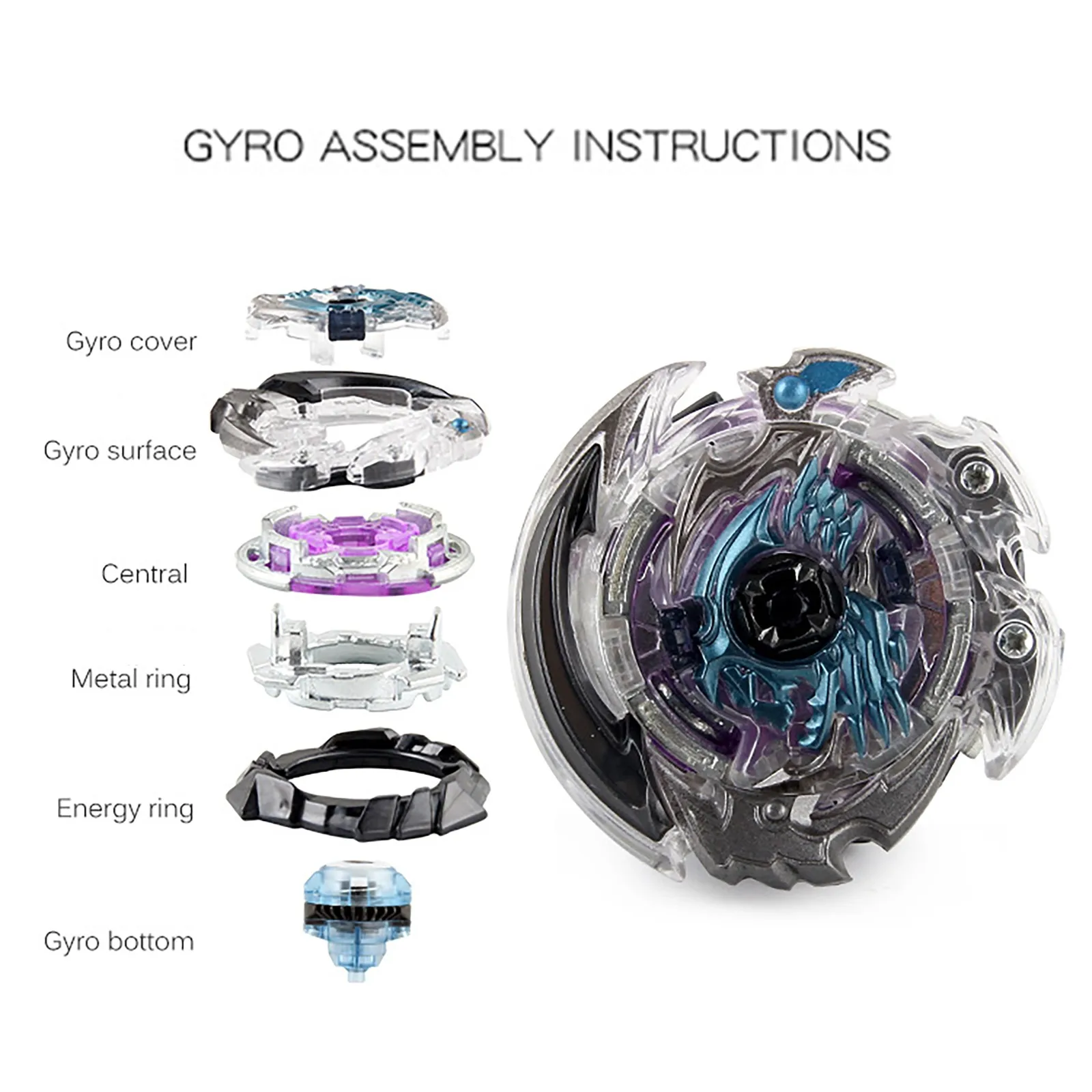 Сплав взрыв гироскоп поколения с пескоструйной обработки Гироскопическая