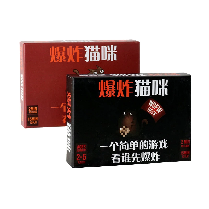 

Blast Cat Explosion Cat Chinese full set of table games cards for family adult leisure parties in English