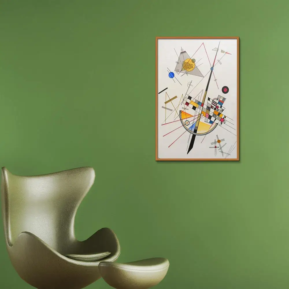 Граффити Небесно Голубой мультфильм абстрактный васли кандински картина маслом