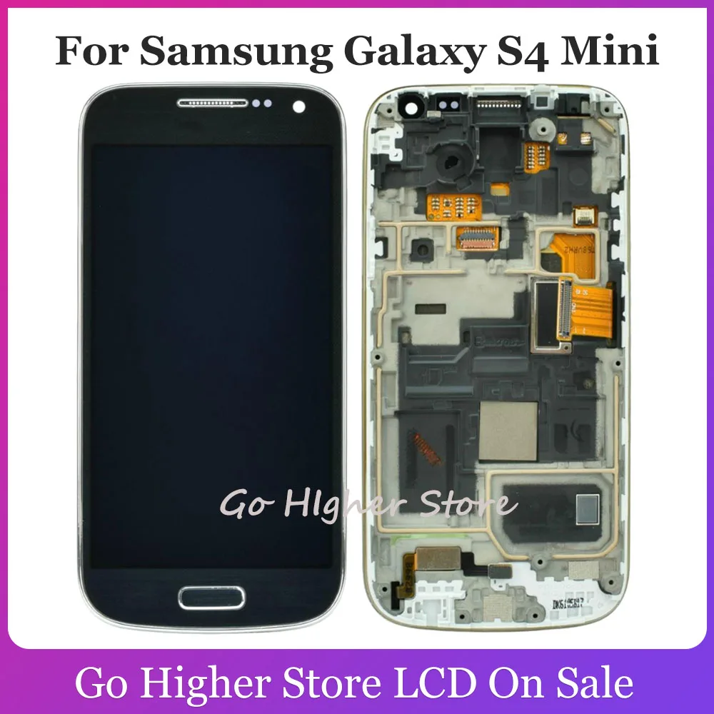 Мини ЖК экран S4 для Samsung Galaxy Mini i9190 i9192 i9195 с дигитайзером в сборе рамкой|Экраны