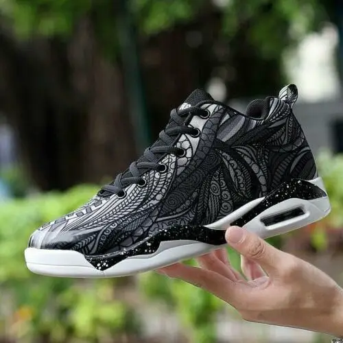

Men's Sz 35-47 Basketball Sneakers Sports Running Board Shoes Breathable Trainer