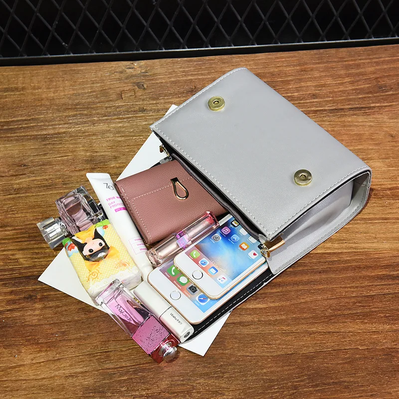 

Factory direct supply spring handbags new trend small fresh girls mobile phone coin purse shoulder messenger lock bag
