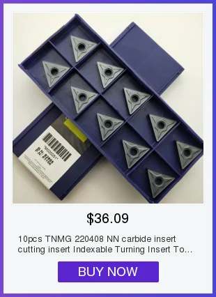 10pcs KNUX 160405 R carbide milling insert Tungsten Carbide Milling insert CNC Metal Lathe Tool Milling blade insert FOR steel