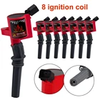 Катушка зажигания PRECISION AUTO LABS, 8 шт., для Ford Multispark Epoxy C1454, 4,6l, 5,4l, V8, V10, DG508R8, 3W7Z12029AA, 71HM123