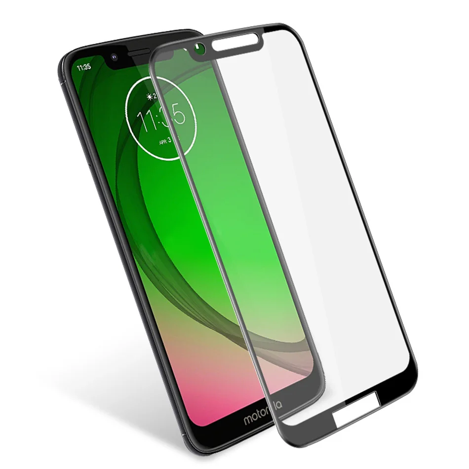 Закаленное стекло 9D для Moto G7 Power G6 Play P30 Note Plus One Защита экрана стеклянная