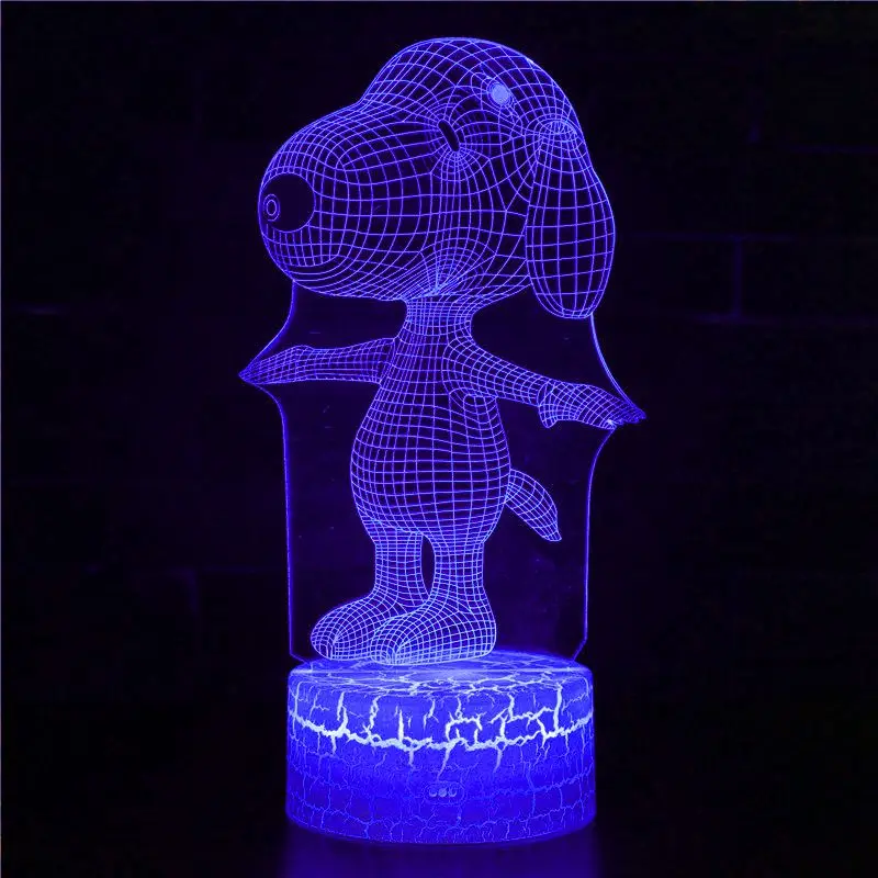 

Induction animal statue model cool funny cute kawaii 3D LED night light toy decoration board game happy birthday christmas gift