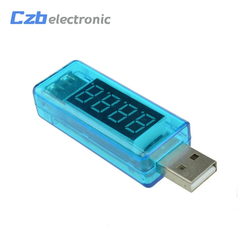 Новинка 0 4 дюймовый светодиодный значный Красный дисплей USB зарядное устройство