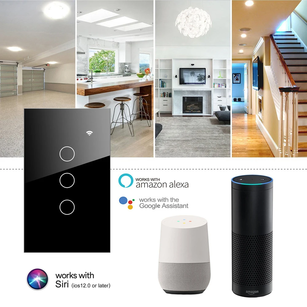 Wi-Fi сенсорный переключатель Smart Life дистанционное управление через приложение