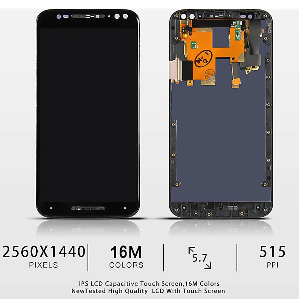 5 7 ''ЖК дисплей для Motorola Moto X стиль ЖК сенсорный экран дигитайзер сборка StXT1570