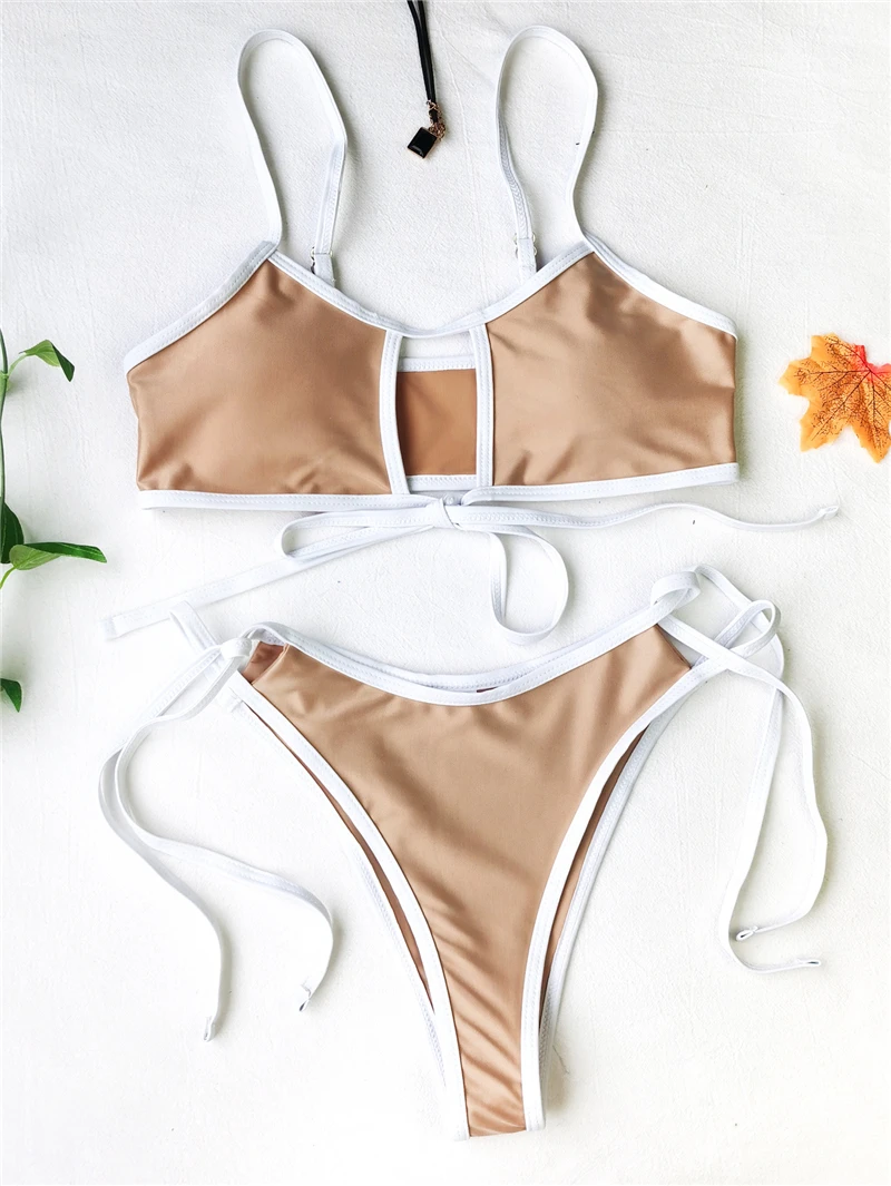 

Swimming Suit for Women Halter Bikini Set Bathing Suit Women Swimsuit Women Brazilian Sexy Bikini 2021 Swimwear Women