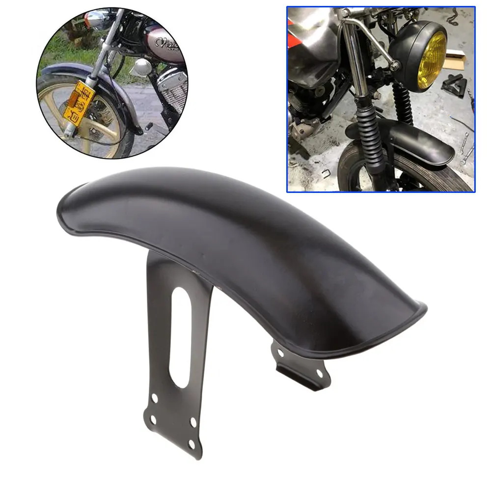 

Motorcycle Front Fender Mudguard Mud Guard for Honda CG125 Black