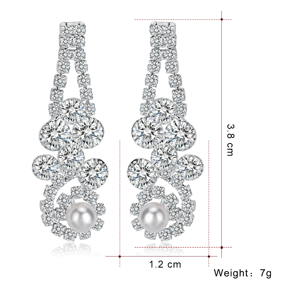 Новый дизайн Мода искусственный жемчуг серьги подвески ювелирные изделия с