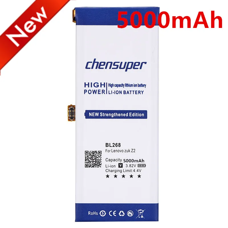 

chensuper 5000mAh BL268 For Lenovo ZUK Z2 Z2131 Battery with tracking number