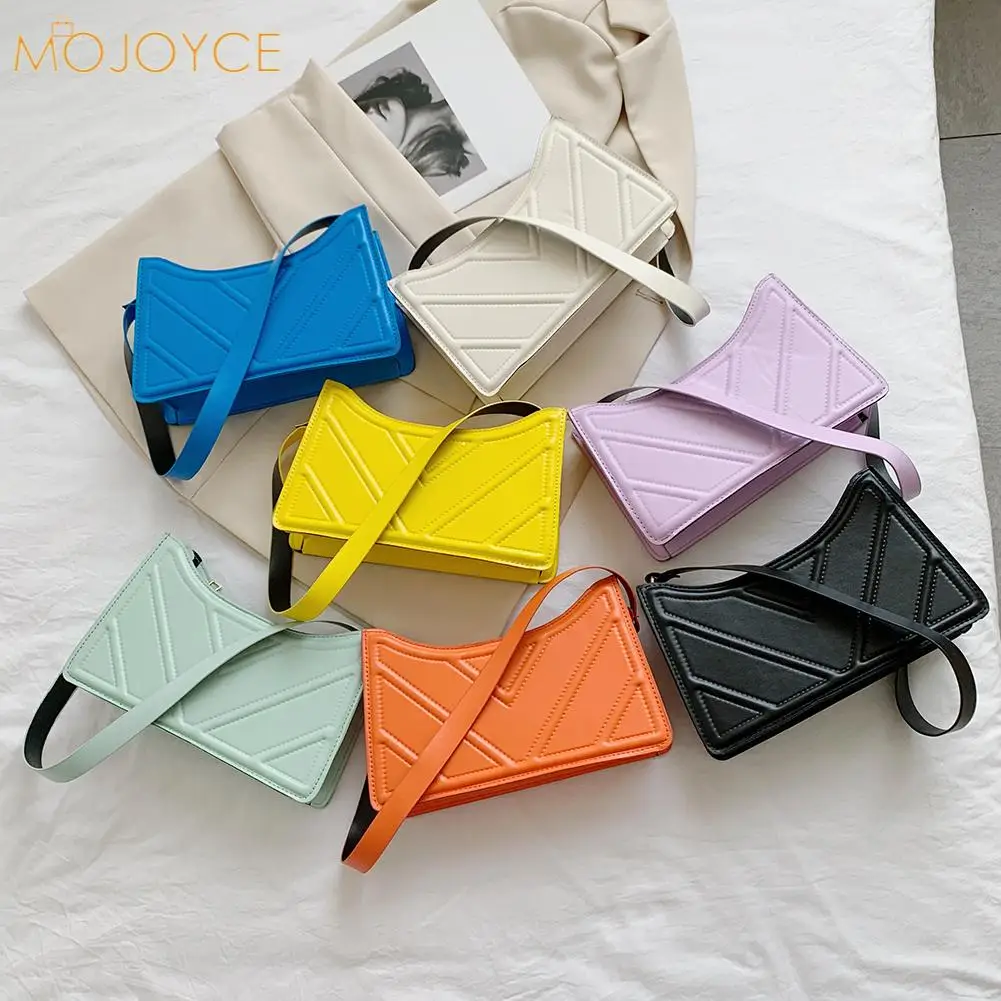 

Модная женская однотонная сумка через плечо из искусственной кожи, повседневная женская маленькая сумка-хобо, сумочка, кошелек