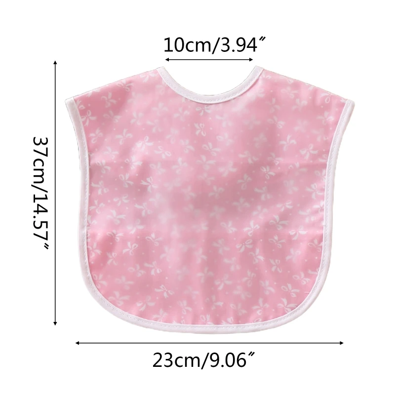 

Baby Infants Soft Cotton Saliva Towel Waterproof Printing Burp Cloth Feeding Bib 54DA