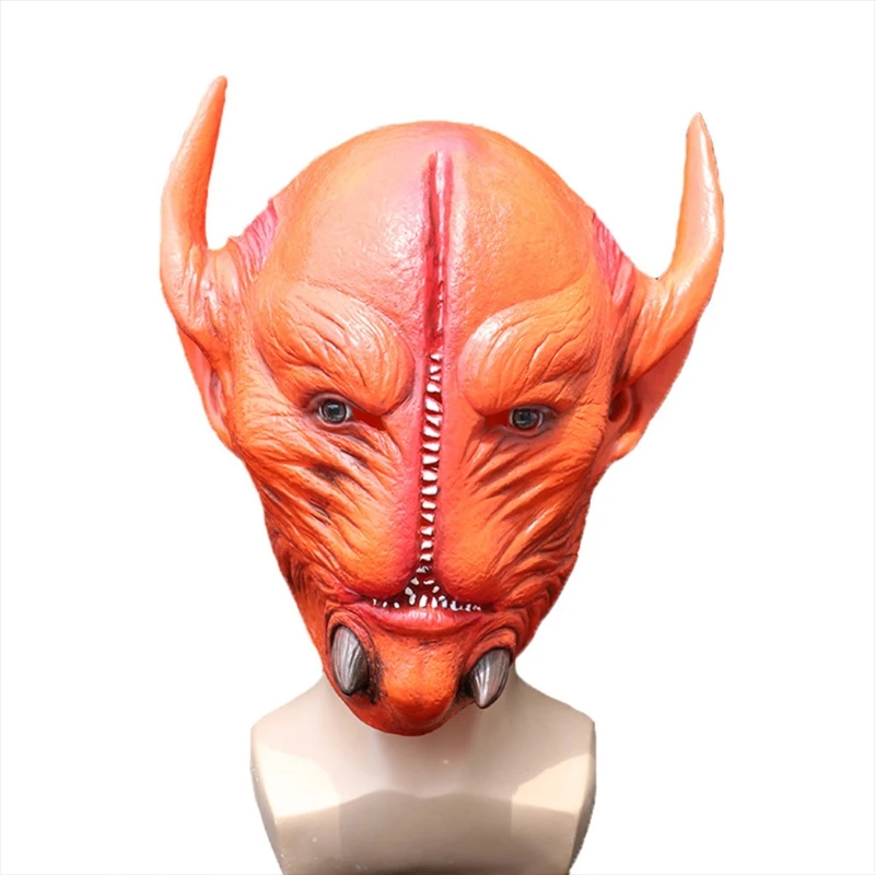 

J2FF Scary Realistic Mask for Fun/Trick Relieve Stress Kids Halloween Gift