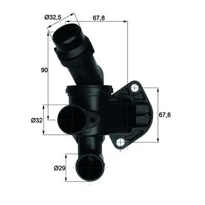 

THERMOSTAT 87 C 05-09 AI.A4-A6 2.0tfsi