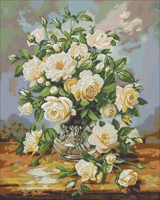 

50- ZR Фотография цветок aida 22ct 25ct 18ct 14ct 11ct Набор для вышивки людей
