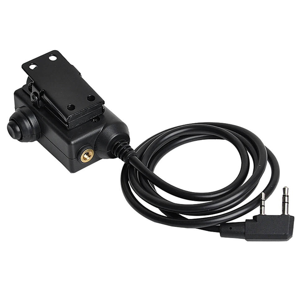 opsmen earmor military adapter m51 ptt airsoft tactical headset ptt kenwood phone headphones accessories free shipping free global shipping