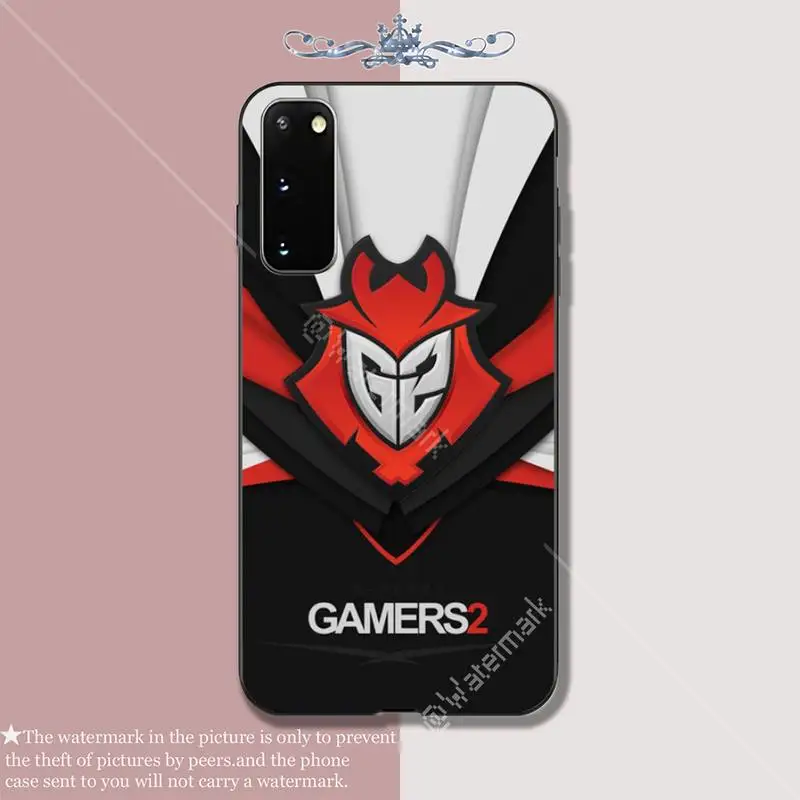 YNDFCNB G2 ESPORTS Роскошный чехол для телефона Samsung Galaxy S 7 8 9 10 20 Plus Ultra Note8 мягкий