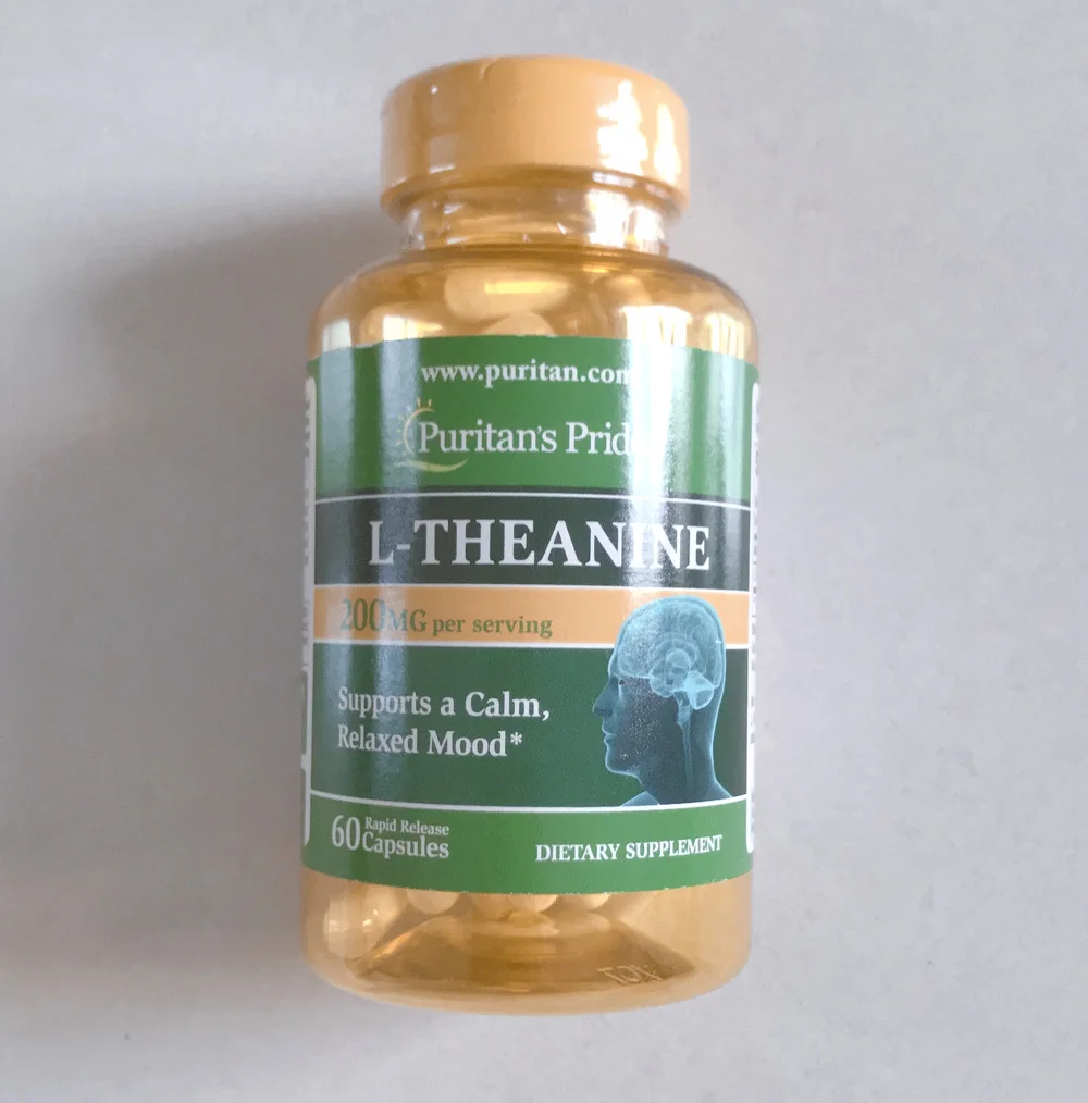 L-THEANINE200 mg на обслуживание поддерживает спокойное, расслабляющее настроение 60 шт