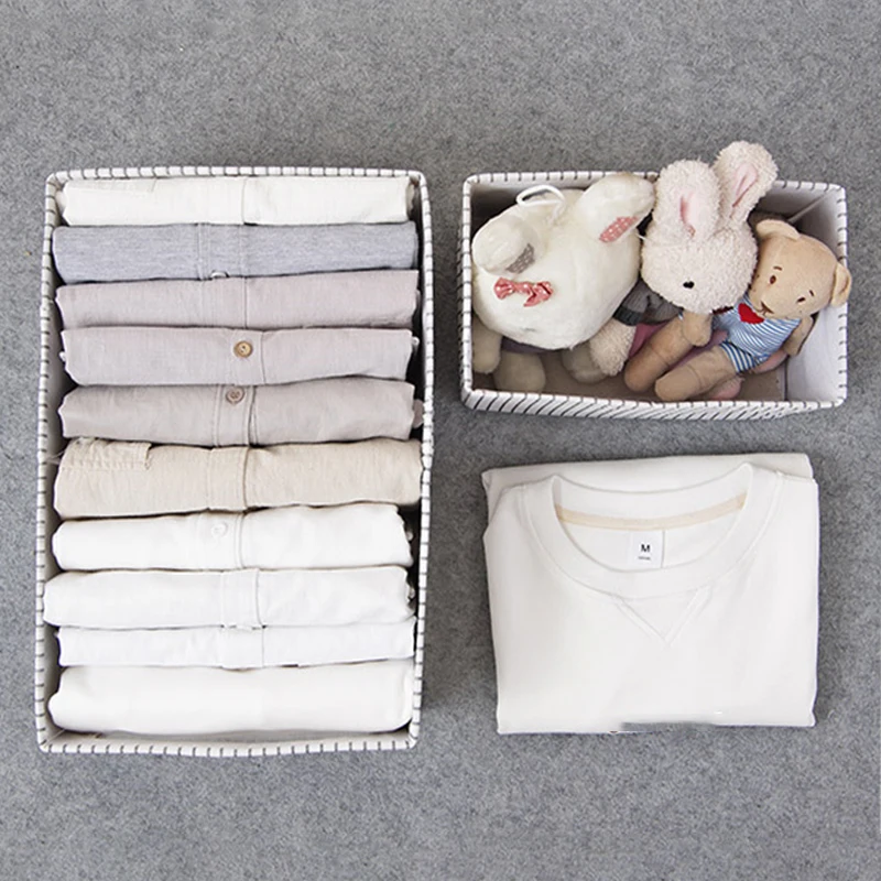 

Collapsible Clothing Storage Box Wardrobe Clothes Storage Box Quilt Storage Basket