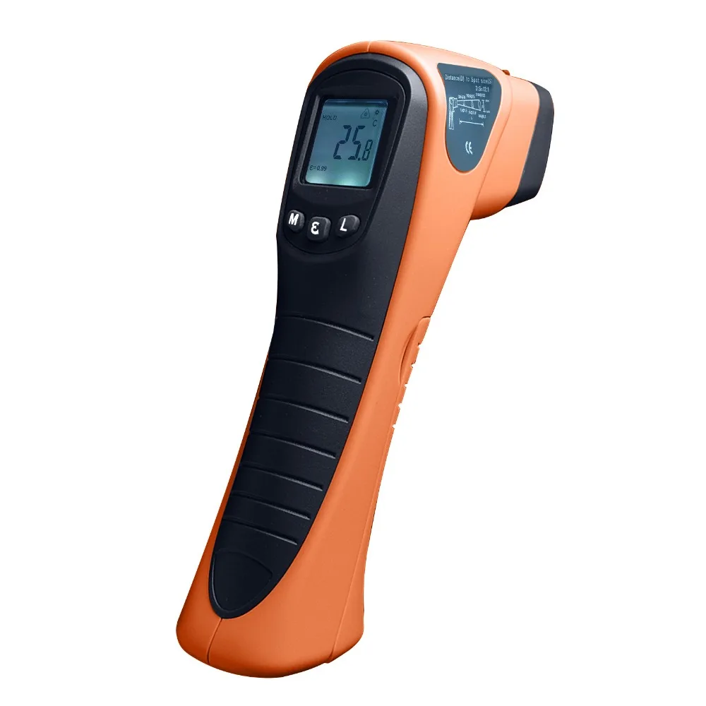 

Non-Contact IR Thermometer -13~1040 F -25~560 C, 12:1 DS