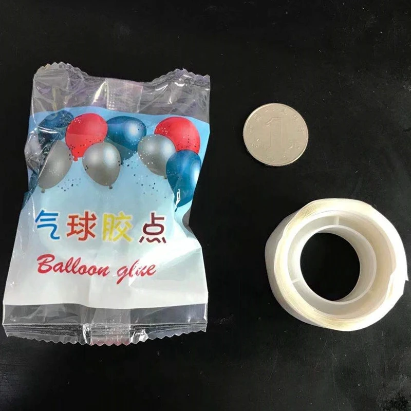 

100pcs Balloons Glue Adhesive Wedding Birthday Party Decoration Fixed Clip Ballon Glue Non-marking balloon dispensing Double