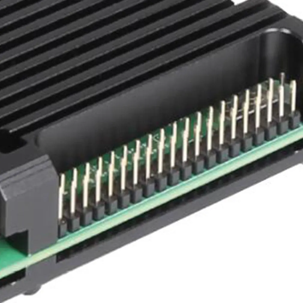 Для Raspberry Pi 3 алюминиевый чехол запасные части металлический корпус черный для RPI