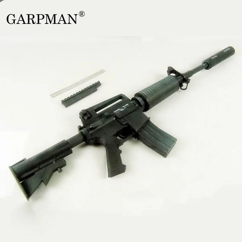 

1:1 M4A1 Assault Rifle 3D Paper Model Gun Handmade Cosplay Prop Toy
