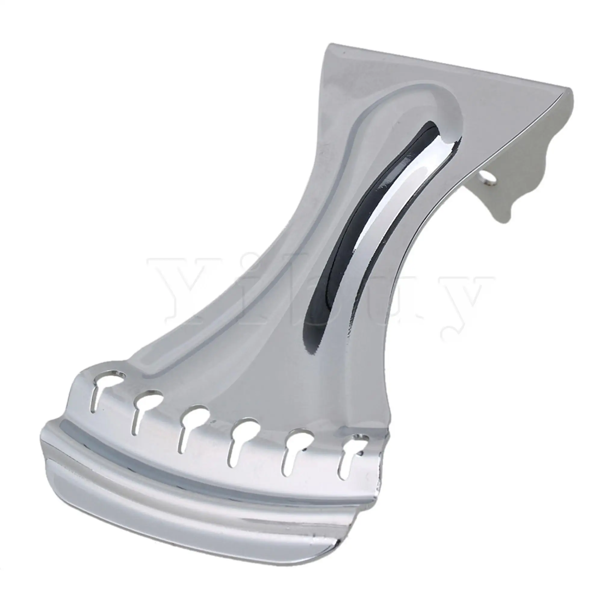 Yibuy 115x50mm Chrome Zinc Alloy 6-String Resonator &amp Echo Guitar Tailpiece Set of 10 | Спорт и развлечения