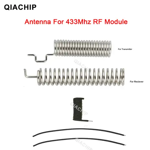QIACHIP 433 mhz Антенна для 433 mhz РФ приемника и передатчика модуль для Беспроводной дистанционного управления 2 шт./1 комплект